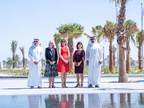 AUBH and Mumtalakat Host Special Guests on a Weekend Campus Tour